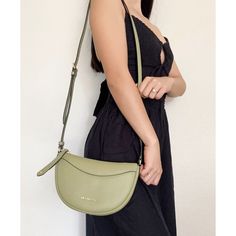 Michael Kors Dover Half Moon Sage Green Leather Bag Crossbody Handbag Purse S Made Of Pebbled Leather 9.5”W X 6.75” H X 2.5”D Adjustable Measurement: 20.25”-24” Front Slip Pocket Interior Details: 3 Credit Card Pockets Lined Gold-Tone Hardware Zip Fastening Trendy Michael Kors Bags For On-the-go, On-the-go Pouch Saddle Bag, Green Michael Kors Crossbody Bag, Chic Green Michael Kors Bag, Michael Kors Green Satchel Bag, Michael Kors Crossbody Satchel For Daily Use, Chic Green Michael Kors Shoulder Bag, Chic Michael Kors Satchel For On-the-go, Elegant Green Michael Kors Shoulder Bag