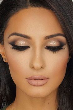 Machiaj Smokey Eyes, Big Eyes Makeup, Pageant Makeup, Eye Ideas, Wedding Hairstyles And Makeup, Glam Wedding Makeup, Bridal Makeup Natural