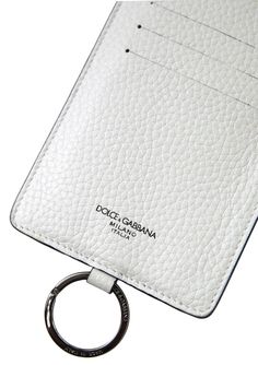 DOLCE & GABBANA Absolutely stunning, 100% Authentic, brand new with tags Dolce & Gabbana white leather lanyard cardholder featuring logo-embossed patch to the rear, lanyard strap, side zip fastening, card slots and ring fastening. Model: Card holder wallet Colour: White Material: 100% Leather Zipper closure Logo details Made in Italy Measurements: 13cm x 9cm x 1cm Strap: 50cm White Rfid Blocking Card Holder For Daily Use, White Bifold Card Holder With Interior Slots, Classic White Card Holder For Everyday, Classic White Card Holder For Everyday Use, Classic White Card Holder For Daily Use, Classic White Card Holder With Card Slots, Modern White Wallet With Rfid Blocking, White Bifold Wallet With Rfid Blocking, Luxury White Wallets With Interior Card Slots