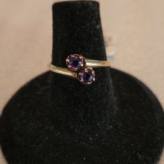 Absolutely Stunning Victorian Beauty! Gorgeous Sparkling Amethysts 2 Of Them Set High With 6 Prongs Each Beautiful Deep Purple Coloring In Each Stone. Also Called Moi Et Toi Rings -Meaning You And Me. Please Review Photos & Ask Questions This Is Truly A Vintage Beauty The 3 Ring Maker's Mark Is A Very Early Mark By One The Earliest Designers. Mb Bryant 1890's Please See Photo Description. Wonderful Rare Piece Guaranteed To Be Gold. Unmarked, 2 Photos Show The Online Info For The Mark And Maker (Last Pics) Poshmark Authentication For Items Over $500. Please Check Their Process Times. Fast Shipping 3 Things, Vintage Beauty, Deep Purple, Womens Jewelry Rings, Makers Mark, Sparkle, Amethyst, Women Jewelry, Stone