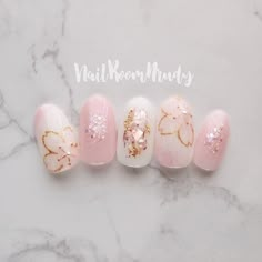 Almond Shaped Nails Designs, Bridal Nail Art, Pretty Nail Art Designs, White Nail