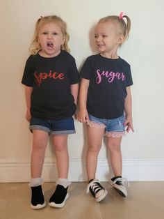 Matching baby Bestie shirts!  FREE SHIPPING Not quite what you're looking for? Check out my other designs in my Etsy shop! http://www.etsy.com/shop/ShowMeDesignsShop Every item is printed on demand, when you order, in-house. We have created the designs with our resident designers and various software programs. Once you order, we pull the design up, add it to the item and send it out as soon as we can. Each item is heat-pressed with vinyl material, providing better endurance and longevity for the Customizable Playful Cotton Tops, Customizable Cute Crew Neck Tops, Customizable Cute Cotton Tops, Family Matching Tops With Funny Print For Gift, Family Matching Tops With Funny Print As Gift, Cute Black Top With Custom Print, Cute Black Tops With Custom Print, Cute Custom Print Tops For Gifts, Cute Customizable Cotton Shirt