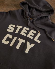 Our Vintage Stitched Logo Pullover is crafted with luxurious comfort in mind. Made from a mid-weight 400 gram 100% cotton that's pre-shrunk for the perfect fit. Garment dyed and washed for a soft finish, featuring our embroidered Steel City Logo. You'll never want to take it off on those late nights and chilly mornings. Perfect for summer adventures. Acid Wash Cotton Crew Neck Hoodie, Cotton Crew Sweatshirt With Double-needle Stitching, Faded Washed Cotton Sweatshirt, Acid Wash Cotton Sweatshirt, Urban Washed Black Cotton Hoodie, Washed Black Cotton Urban Hoodie, Faded Soft-washed Cotton Hoodie, Distressed Washed Black Cotton Hoodie, Crew Neck Washed Cotton Hoodie