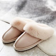 Lightweight Washable Comfy Plush Slippers - MaviGadget Cotton Slippers, Comfy Slippers, Men's Slippers, Comfortable Slippers, Outdoor Slippers, Winter Slippers, Flat Slipper, Warm Slippers, Fur Slippers