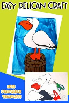 an easy pelican craft for kids to make