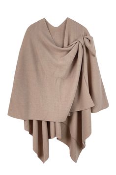 Stay warm and stylish with our Solid Shoulder Wrap Shawl in Beige. Made from high-quality fabric, this shawl is perfect for dressing up or down. Keep cozy while looking your best with this versatile accessory. One Size 100% Acrylic Chic Wrap Shawl For Fall, Chic Fall Wrap Shawl, Beige Wrap Shawl For Winter, Beige Wrap Poncho For Winter, Chic Beige Shawl For Fall, Chic Beige Scarves For Fall, Chic Cape Shawl For Fall, Chic Beige Scarf For Fall, Winter Wrap Poncho With Scarf