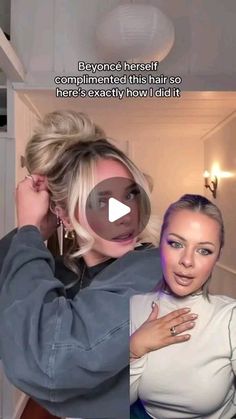 Janine Jennings on Instagram: "90s Bun  . #90s  #hairtutorial  #grwm #Makeup #cdsalon" 90s Hair Updo, 90s Updo Hairstyles, 90s Bun, 90s Updo, Diy Updo, Curled Updo, Side Updo, Easy Everyday Hairstyles