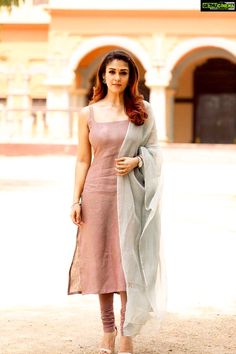 Actress Nayanthara, Design Kurta, Casual Indian Fashion