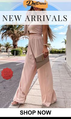 Desert Dancer One Shoulder Wide Leg Pants Suit Wide Leg Pants Suit, Wide Leg Pant Suit, Two Piece Pants Set, Vacation Wear, Type One, Pants Suit, Find You, The Desert, Fashion Games