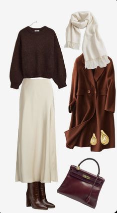 Rok Outfit, Aesthetic Street, 2024 Aesthetic, Mum Fashion, Brown Coat, Fashion Mistakes, Outfit Inspo Fall, Mode Inspiration, Winter Fashion Outfits