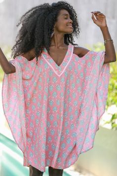 Oversize Cut Out Shoulder Kaftan Dress, Short Pink Caftan Dress, V Back Open Shoulder Hippie Ethnic Short Kaftan Dress, Moroccan Kaftan, Emo Dresses, Kaftan Maxi Dress, African Traditional Dresses, Moroccan Caftan, Maxi Robes, Caftan Dress, Open Back Dresses