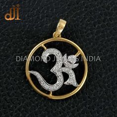 Solid 14k Yellow  & White gold OM Pendant Pave Diamond Jewelry PEMJOS-1117  14k Gold Om Pendant. Yoga Teacher Gift. Pave Diamond Jewelry. Unisex Pendant. Gold Latus Pendant. Gift For Her. Gold Aum Charm. Religious pendant. Minimalist Pendant. Yellow & White Gold Jewelry. Pendant Size 20X20 MM.    Here Are Some Amazing Ways To Take Care Of Your Precious Diamond Jewelry. Always. * Apply lotion, cosmetics, hairspray, and perfume before dressing in jewelry. * When undressing, wipe each piece with a clean soft cloth to remove oils and perspiration. * Store in a fabric-lined box, separately or individually-wrapped in tissue to prevent scratches. Never: * Never wear jewelry when doing physical work such as housekeeping, gardening, or exercise. * Never expose jewelry or household cleaning products Om Pendant Diamond, Symbolic 14k Gold Jewelry With Diamond Cut, Symbolic 14k Gold Diamond-cut Jewelry, Symbolic 14k Gold Diamond Cut Jewelry, Spiritual Round Diamond Jewelry, Symbolic Diamond Pendant Jewelry, Symbolic Round Diamond Jewelry, Symbolic Diamond Jewelry With Polished Finish, Spiritual Diamond Jewelry With Engraving