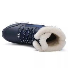 Waterproof Lace up Made for winter Plush lining and insole Rubber sole Available in four colors Specifications Upper Material: PU Toe Shape: Round Toe Shaft Material: PU Season: Winter Outsole Material: Rubber Lining Material: Long Pile Plush Insole Material: Long Pile Plush Heel Type: Flat Fit: Fits true to sizeClosure Type: Lace-up Boot Type: Snow Boots Boot Height: ANKLE With Platforms: Yes Platform Height: 3-5cm Size Chart Please choose size according to your feet length. If your feet are wi High-top Weatherproof Waterproof Boots For Winter, Sporty Synthetic Waterproof Winter Boots, Winter Sports Waterproof Boots, Winter Sports Waterproof Boots With Round Toe, Waterproof Winter Sports Boots With Round Toe, Waterproof Boots For Winter Sports, Waterproof Boots For Winter Sports With Round Toe, Outdoor Boots With Plush Lining And Round Toe, Insulated Waterproof Boots With Synthetic Material And Round Toe