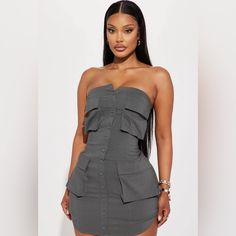 Never Worn, Still In Packaging Mini Dress With Pockets For Date Night, Mini Length Dress With Pockets For Date Night, Mini Dress Fashion, Fashion Nova Dresses, Dress Fashion, Trendy Outfits, Fashion Nova, Fashion Dresses, Women's Fashion