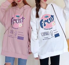 ✡Color: White, Purple, Green, Yellow; ✡Size: M/L/XL (M): Length-64cm, Bust-130cm, Shoulder-70cm, Sleeve-45cm; (L): Length-66cm, Bust-134cm, Shoulder-72cm, Sleeve-46cm; (XL): Length-68cm, Bust-138cm, Shoulder-74cm, Sleeve-47cm; (2.54cm=1inch). Harajuku Clothes, Drawing Anime Clothes, Yellow Sweatshirt, Tony Moly, Velvet Tops, Harajuku Fashion, Anime Outfits, Purple Green, Green Yellow