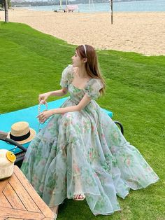 Fairy Long Dress, فستان زهري, Eco Dresses, Forest Dress, Long Dress Summer, Vacation Maxi Dress, Princess Fairy, Maxi Dresses For Women, Chic Maxi Dresses