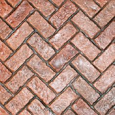 a close up view of a brick floor that looks like it is made out of bricks