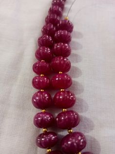 Ruby Pumpkin Natural Ruby Corundum Carving Pumpkin Beads Round Beads Gemstone String 1.Ruby Pumpkin shape 2. Ruby Corundum 3. 112 -carat weight - Approx -11 mm Size - 3.5 inch 9 piece String 4. 170 -carat weight - Approx - 10 mm Size - 6.5 inch 19 piece String 5. 167 -carat weight - Approx - 9 mm Size - 8 inch 25 piece String 6. 169 -carat weight - Approx - 8 mm Size - 10 inch 30 piece String 7, The necklace is with tassel because you can easily adjust your necklace length. 8. If you want any ch Spiritual Style Faceted Round Beaded Necklaces, Spiritual Style Round Faceted Beads Necklace, Faceted Oval Beads For Gifts, Festive 8mm Round Bead Necklace, Spiritual Beaded Necklaces For Festive Occasions, Large Spiritual Pink Beads, Traditional Red Round Beads, Gems, And Cabochons, Traditional Red Beads, Gems, And Cabochons, Faceted Beads Mala For Festivals