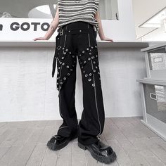 Product information: Material:Polyester Style:Fashion simple Features:Solid color Colour:Black Size Information: Size/CM Lenght Waist Thigh Hips M 107 72 58 102 L 108 76 60 106 XL 109 80 62 110 Note: 1. Asian sizes are 1 to 2 sizes smaller than European and American people. Choose the larger size if your size between two sizes. Please allow 2-3cm differences due to manual measurement. 2. Please check the size chart carefully before you buy the item, if you don't know how to choose size, please c Men's Fashion Casual, European Designs, Work Pants, Party Fashion, Mens Fashion Casual, Simple Style, Fashion Casual, Black Pants, Men's Fashion