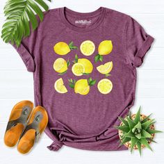 Lemon Shirt, Summer Lemon Shirt, Fruit Tshirt, Lemon gifts, Lemon shirt women, Lemon print shirt, Lemon Cottagecore shirt, Lemon shirt girl Hello! Thank you for supporting small businesses. My main priority here is the satisfaction of my customers. Fruit Lemon shirts are Bella+Canvas brand. If Bella+Canvas is out of stock, I will send it from a brand of the same size and quality. If you want to see this design on the SWEATSHIRT you can buy it from the link below.https://etsy.me/3LS0Viz Fruit Lem Printed Relaxed Fit Tops As Gifts, Relaxed Fit Printed Tops As Gifts, Printed Relaxed Fit Tops For Gifts, Printed Tops With Relaxed Fit As Gift, Printed Crew Neck Tops For Gifts, Printed Crew Neck Top As Gift, Summer Funny Print Shirt For Gift, Funny Print Short Sleeve Tops For Gift, Funny Print Shirt For Summer Gift