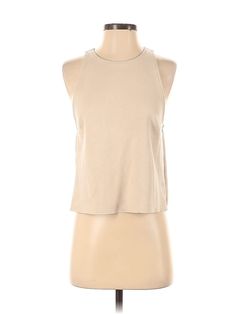 Zara Sleeveless Top Size: Small Tan Tops - used. 6% Elastane, 94% Polyester, Halter, | Zara Sleeveless Top Tan Halter Tops - Used - Size Small Cheap Beige Zara Tops, Zara Sleeveless Top, Halter Tops, Halter Top, Sleeveless Top, Women Handbags, Zara, Womens Tops, Size Medium