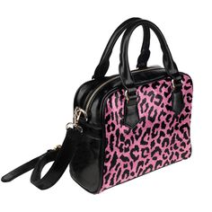 Shoulder Handbag Type: High-grade PU leather, 9.45"(L) x 3.54"(W) x 8.27"(H) 16.57 Oz. Designed for fashion lady, stylish and personalized. Made from high-grade PU leather. Lined interior features backwall zippered, large capacity. Double handles, removable and adjustable shoulder strap. Single zippered top closure. Dimensions: 9.45"(L) x 3.54"(W) x 8.27"(H). The shoulder strap length is from 19.5" to 22.3". Rectangular Leopard Print Bags For Daily Use, Leopard Print Travel Bag With Animal Design, Trendy Rectangular Shoulder Bag With Animal Design, Rectangular Leopard Print Shoulder Bag For Daily Use, Animal Design Satchel Shoulder Bag For Shopping, Black Shopping Bag With Animal Design, Black Shoulder Bag With Animal Design For Daily Use, Black Bag With Animal Design For Everyday Use, Black Bags With Animal Design For Everyday Use