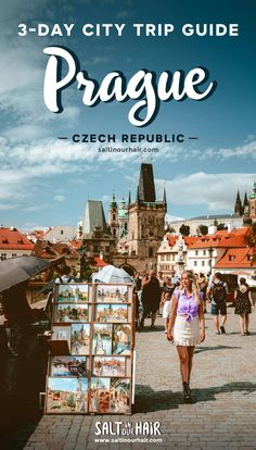 prague with the text 3 - day city trip guide prague czech republic