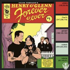 the cover to henry and glenn's forever, featuring two women hugging in front of a