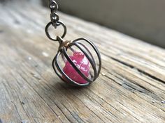 Birthstone Jewelry Raw Gemstone Necklace Red by whatanovelidea Ruby Wire Wrapped Jewelry Gift, Ruby Wire Wrapped Jewelry As Gift, Wire Wrapped Ruby Jewelry Gift, Ruby Birthstone, Birthday Jewelry, Ruby Necklace, Necklace Red, July Birthstone, Red Ruby