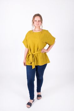 Lime yellow linen kimono top 💛💛💛 #linen #kimono #etsy #etsylove #linenkimono #linentop #yellow #limeyellow #natural #ecofriendly #photography #beautiful #giftideas #handmade #naturallinen #woman #style #autumn #winter #fashion #blouse #linenblouse #linenrain #model #christmasgift Beach Ramie Tops With Relaxed Fit, Spring Flax Ramie Blouse, Spring Flax Colored Ramie Blouse, Spring Flax-colored Ramie Blouse, Spring Linen Lagenlook Blouse, Linen Crew Neck Beach Top, Relaxed Fit Linen Blouse In Flax Color, Spring Linen Blouse In Flax Color, Spring Lagenlook Linen Blouse