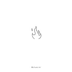 a line drawing of a fire on a white background