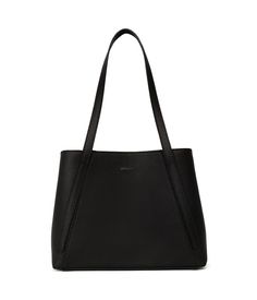 ZOEY Vegan Tote Bag- Purity | Matt & Nat USA Chic Shoulder Bag With Zipper Closure For Everyday Use, Everyday Leather Satchel With Zipper Closure, Everyday Double Handle Bag With Zipper Closure, Daily Double Handle Shoulder Bag With Zipper, Daily Tote Bag With Zipper Closure, Everyday Tote Bag With Zipper Closure, Daily Zipper Closure Tote Bag, Versatile Everyday Shoulder Bag With Zipper, Daily Use Rectangular Shoulder Bag With Zipper Pocket