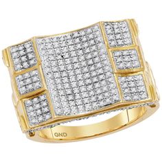 Luxury 10kt Yellow Gold Mens Diamond Cluster Ring - A Statement of Elegance and Style #Diamond #Gold #CurrentlyWearing #OutfitDaily #LookOfTheDay #Vintage #Silver #StreetStyle #PortraitIg #InstagramInfluencer #OOTDMagazine #ModelInfluencer #Trend #Couture #CasualOutfit #Necklace #Accessorize #DailyLook #UrbanFashion #IGInfluencer #Fashionable #Fashionista #InfluencerStyle #FashionStyle #FashionWeek #Casual #BohoChic #Stylish #Photoshoot #InstaModel Yellow Gold Mens Rings, Ring Size 10, Signature Jewelry, Diamond Cluster Ring, Size 10 Rings, Adjustable Necklace, Diamond Cluster, Everyday Jewelry, Cluster Ring