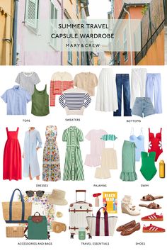 the ultimate travel capsule wardrobe for may and june