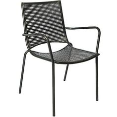 Stackable Iron Patio Arm Chair With Iron Mesh Seat And Back Affordable Seating, Metal Restaurant, Pallet Seating, Restaurant Chair, Restaurant Patio, Restaurant Seating, Blue Chairs Living Room, Stools For Kitchen Island, Dining Restaurant