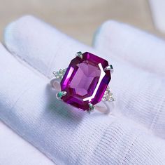 Main Stone       : lab grown purple diamond   Stone Color     : Purple   Stone Size        : 12x16 mm  Stone Shape     :octagon   Metal                 : 925 Sterling Silver  Plating if u want :  Gold / Rose Gold  Side Stone       : white zircon   Setting type    : prong setting   Occasion          : Wedding ,Party, Anniversary, Valentine's Day, Daily  Gift for              : men & Women Both  Style                  : Classic  Rings Type        :  Solitaire, Wedding Bands  Item Type          : R Fine Jewelry Purple Octagon Rings, Formal Purple Diamond Ring, Hallmarked, Luxury Amethyst Ring For Anniversary, Octagon Shape, Luxury Purple Diamond-cut Jewelry, Purple Diamond Ring, Elegant Purple Multi-stone Crystal Ring, Luxury Purple Octagon-shaped Jewelry, Luxury Purple Crystal Ring, Fine Jewelry, Purple Diamond