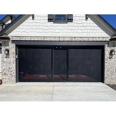 an image of a garage with double doors