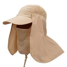 Face Neck Cover Sunshade Hat Fishing Bucket Cap For Outdoor Unisex Wide Brim Hat Camping Fishing Outdoor Sport 360 Sun UV Protection Caps Ideal for fishing,gardening,camping, boating or hiking. Material:Polyester Size:free size,fit 55-62cm head circumference Quick-drying/Windproof/UV protection Color:Purple,Khaki,Dark Green,Lake Blue,Navy Blue,Light Gray,Dark Gray,Pink Package includes:1x outdoor hat Size: One Size.  Color: Brown.  Age Group: adult. Hiking Hat, Outdoor Sportswear, Floppy Beach Hat, Flap Hat, Neck Cover, Wide Brim Sun Hat, Sun Protection Hat, Sun Cap, Summer Sun Hat