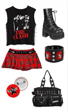 Rockstar Girlfriend, Outfit Layout, Future Outfit, Punk Outfits, Swaggy Outfits, Goth Outfits, Alternative Outfits, Edgy Outfits, 2000s Fashion