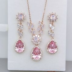 This Wedding Jewelry Sets item by EmonaJewellery has 34 favorites from Etsy shoppers. Ships from Slovenia. Listed on Jul 4, 2024 Pink Wedding Jewelry, Silver And Pink Jewelry, Pink Prom Jewelry, Pink Prom Accessories, Pink Jewellery Set, Pink And Gold Jewelry, Gold Earrings And Necklace, Pink Necklace Jewelry, Pink Opal Crystal