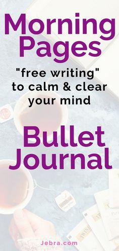 Bullet Journal Morning Pages Ideas To Try - Free Writing Collections In Your Bullet Journal - Morning Pages and Stream of Consciousness Writing in Your BuJo or Planner How To Journal, Pages Ideas, Bullet Journal How To Start A, Free Writing, Learn Calligraphy