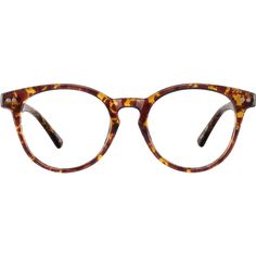 Enjoy a classic shape with a color twist in these timeless round glasses. The glossy handpolished TR90 plastic eyeglasses features a keyhole bridge and double metal dot detail at the corners. The lightweight flexible eyeglasses is ideal for all-day wear. | Zenni Round Prescription Eyeglasses Tortoiseshell Plastic Color Twist, Round Eyeglasses Frames, Diamond Face Shape, Rim Design, Zenni Optical, Diamond Face, Keke Palmer, Round Glasses, Round Eyeglasses