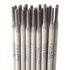 six black and white pencils with writing on them