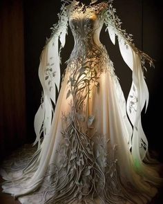 Kostum Peri, Gaun Abad Pertengahan, Magical Dress, Fest Outfits, Hairstyles Volleyball, Idee Cosplay, Dream Wedding Ideas Dresses