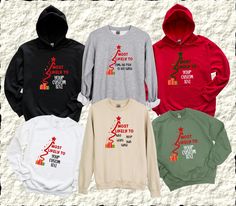 Customizable 200 Quotes Most Likely Christmas Sweatshirts, Matching Christmas Sweaters, Family Christmas Outfits Long Sleeve, Christmas Gift For Tees / Shirts, please visit :  * High quality and super soft, comfortable shirt. Made with top-of-the-line vinyl and pressed with a professional grade heat press. * Please check all color and size charts before place the order. Since all shirts are custom made based on your selection, I don't accept return or exchange unless there is an issue with your order. *We're working with different shirt brands based on the color/size availability. All shirts we use are soft style, not heavy cotton. Solid colors are all cotton and heather colors are cotton/poly blend. (there may be exceptions) *Our Sweatshirt 70% SoftLume combed and ring spun cotton, 30% po Christmas Sweaters Family, Matching Christmas Sweaters, Family Christmas Outfits, Outfits Long Sleeve, Tree Dress, Christmas Custom, Christmas Outfits, Christmas Hoodies, Custom Sweatshirts