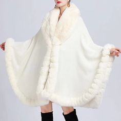 Category:Shawls,Women's Wrap,Faux Fur Wraps; Embellishment:Pure Color; Season:Fall  Winter; Fabric:Faux Fur; Sleeve Length:Sleeveless; Tips:Only Wraps; Style:Elegant,Keep Warm; Occasion:Party Evening Wear,Wedding; Trends:Elegant; Listing Date:11/01/2023; Production mode:External procurement; Shoulder:; Bust:; Size chart date source:Provided by Supplier. Baggy Coat, Cape Cloak, Poncho Coat, Casual Dresses Plus Size, Faux Fur Wrap, Poncho Cardigan, Poncho Shawl, Warm Cardigan, Fur Wrap