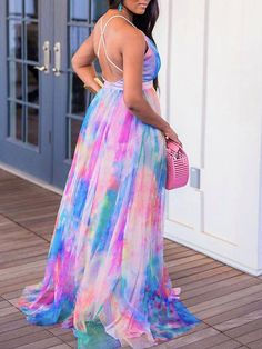 Goddess Maxi Dress, Maxi Dress Outfit, Marine Uniform, Long Beach Dress, Dress Sleeve Styles, Sling Dress, Pregnancy Maxi Dress, Tie Dye Dress, Dyed Dress