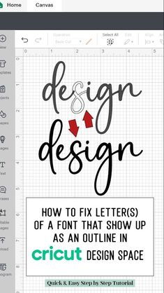 the front page of an app showing how to use font and numbers in your design project