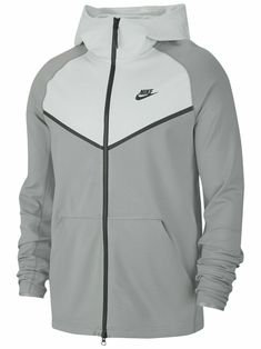 ~ Nike Sportswear ~  Men's Full Zip Hoodie Windrunner Jacket Style: CJ4277 - Color: 073 Gray - Size: L ~ Brand New with Tags - Retail $130.00 ~ Two-way zipper 2 zip hand pockets Standard fit Armpit to armpit measures approx. 23.5" Armpit to hem, measured along the side, approx. 18.5" Back neck seam to hem approx. 28.5" Side neck seam to end of sleeve approx. 32" 66% Rayon / 30% Nylon / 4% Spandex I want my buyers to know that customer satisfaction is my Priority!  If you have a problem with your Sporty Long Sleeve Tracksuit With Pockets, Gray Long Sleeve Activewear With Pockets, Gray Athleisure Tracksuit For Fall, Fall Sports Tracksuit With Pockets, Nike Sports Hoodie For Sports Season, Sporty Gray Tracksuit With Pockets, Hooded Sweatshirt With Pockets For Sports, Fleece Tracksuit For Sports With Long Sleeves, Nike Sportswear Tracksuit For Sports