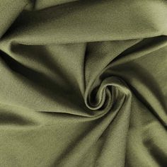 an olive green fabric with very thin folds